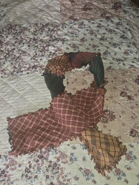 Plaid Patchwork Pieced Scarf